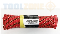 Hardware, Toolzone 10Mm X 30M Multipurpose Utility Rope