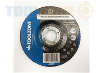 Toolzone 115Mm Stone Cutting Disc Dep.Centre