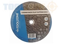 Toolzone 230Mm Inox Flat Cutting Disc