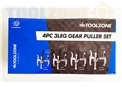 Toolzone 4Pc Qu. 3 Leg Gear Pullers 3/4/6/8 In