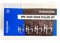 Toolzone 4Pc Qu. 3 Leg Gear Pullers 3/4/6/8 In
