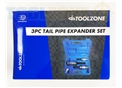 Toolzone 3Pc Tail Pipe Expander Set