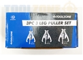 Toolzone 3Pc 3 Leg Puller Set 3", 4" & 6