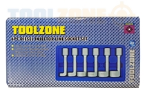 Toolzone 6Pc Diesel Injector Line Socket Set