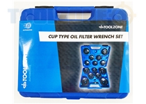 Toolzone 16Pc Cup Type Oil Filter Wrench
