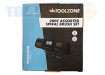 Toolzone 20Pc Detail Spiral Brush Set