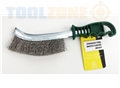 Toolzone Stainless Steel Bristle Curved Brush