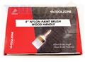 Toolzone 24Pc 4" Nylon Paint Brush Wood Handle