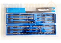Toolzone 12Pc Sds Chisel And Gouge Set