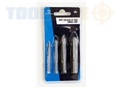 Toolzone 4Pc Glass & Tile Drill Set 4,6,8,10Mm