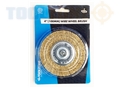 Toolzone 4" Flat Wire Wheel For Drill