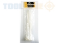 Toolzone 40Pc 12" White Cable Ties