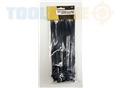 Toolzone 75Pc 200Mm X 4.5Mm Black Cable Ties