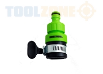 Toolzone Tap Connector Hose Clamp Type Push Fi