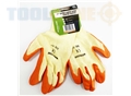 Toolzone Ex Large Latex Dipped Gloves 11