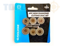 Toolzone 6Pc Mini Diamond Cutting Discs