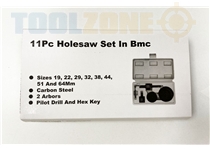 Toolzone 11Pc Hole Saw Set - Plain Packaging