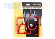 Toolzone 8Pc Storage Hook Set
