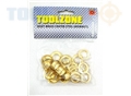 Toolzone 20Sets Brass Coated Grommets