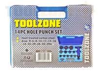 Toolzone 14Pc Hole Punch Set 5 - 35Mm