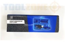 Toolzone Impact Screwdriver With 13 Bits