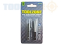 Toolzone 2Pc Magnetic Bit Holder And Adaptor
