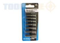 Toolzone 8Pc 1/4" Hex Shank Nut Drivers
