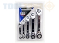 Toolzone 5Pc Offset Mm Ratchet Ring Spanners