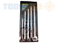 Toolzone 5Pc Long Ring Spanners Metric 8-19Mm