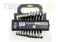 Toolzone 10Pc Mm Stubby Spanners F/P In Rack