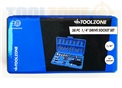 Toolzone 38Pc 1/4" Crv Socket Set