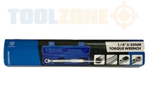 Toolzone 1/4" Dr. 5/25Nm Torque Wrench