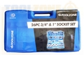 Toolzone 26Pc 3/4" & 1" Socket Set