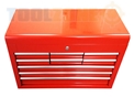 Toolzone 9 Drawer Top Tool Cabinet Roller Drawer