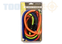 Toolzone 4Pc 12Mm Gs/Tuv Assorted Bungee Set