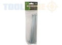 Toolzone 10Pc 180Mm X 5Mm Metal Tent Pegs