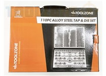 Toolzone 110Pc Tap & Die Set Alloy Steel
