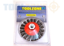Toolzone M14 100Mm Prof Semi Flat Wire Wheel