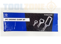 Toolzone 3Pc C Clamp Set 6,11 & 18" Swivel Pad