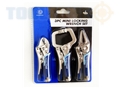 Toolzone 3Pc Mini Locking Wrench Set