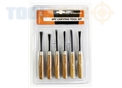Toolzone 6Pc Carving Chisel Set