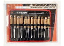 Toolzone Standard 12Pc Carving Chisel Set