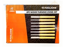 Toolzone 8Pc Woodturning Chisel Set