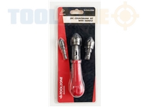 Toolzone 3Pc Countersink With Handle