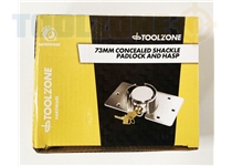 Toolzone 73Mm Shackless Lock & Hasp