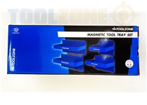 Toolzone 4Pc Magnetic Tool Trays