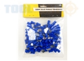 Toolzone 100Pc Blue Male Terminals