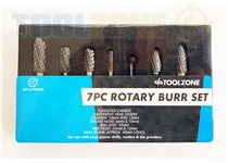 Toolzone 7Pc Tungsten Carbide Rotary Burrs