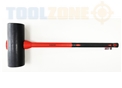 Toolzone 6Kg Rubber Paving Maul Fibre Handle