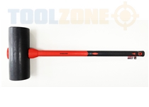 Toolzone 6Kg Rubber Paving Maul Fibre Handle